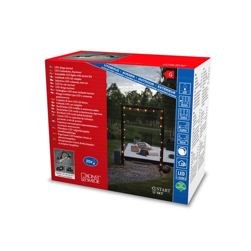 Konstsmide dadel startsysteem 20 lamps amber - afbeelding 3