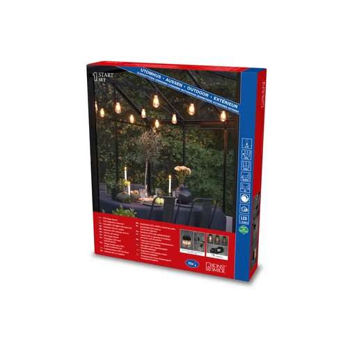 Konstsmide edison bulb startsysteem 10 lamps - afbeelding 3