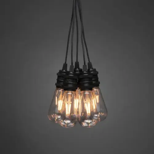 Konstsmide edison bulb startsysteem 10 lamps - afbeelding 1