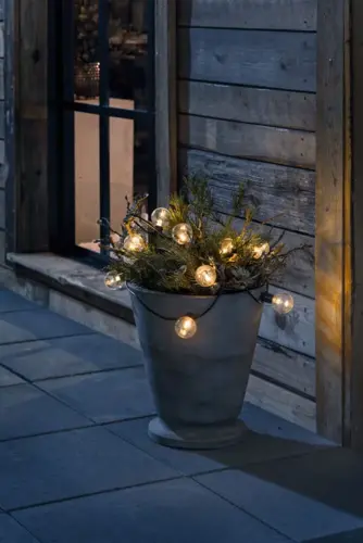 Konstsmide feestverlichting led bol 20 lamps amber - afbeelding 3