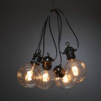 Konstsmide globe verlengingssysteem amber 10 lamps - afbeelding 1