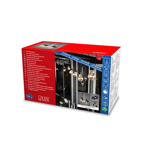 Konstsmide peer startsysteem amber 10 lamps - afbeelding 3