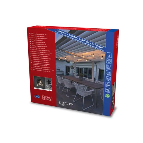 Konstsmide peer verlengsysteem 10 lamps amber - afbeelding 3