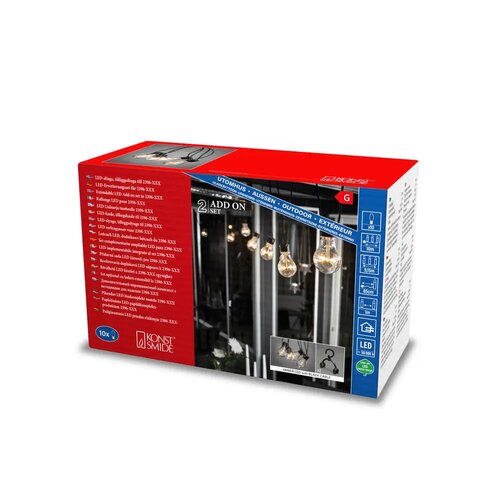 Konstsmide peer verlengsysteem amber 10 lamps - afbeelding 3