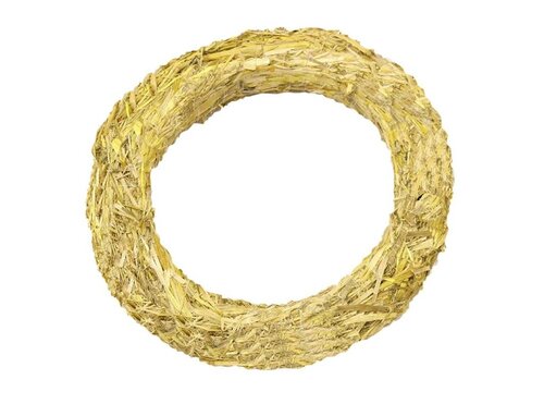 HBX Krans stro diameter 25cm naturel