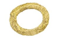 HBX Krans stro diameter 40cm naturel