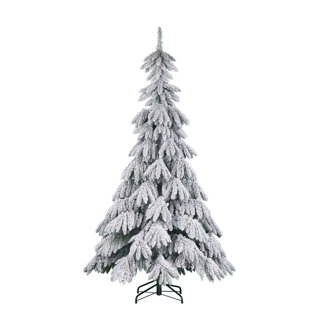 Anna`s Collection Kerstboomrok - 120 cm - barok - lichtgrijs | Fun en Feest