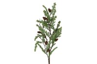 Countryfield zijden tak den cryptomeria 103 cm groen