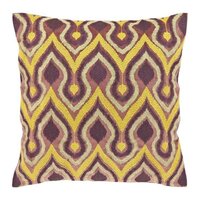 Unique Living kussen bella 45 x 45 cm geel mix