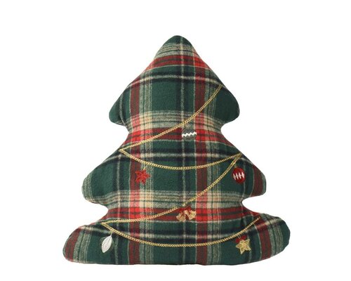 Kerst kussen 42x43 cm groen