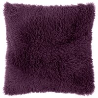 Unique Living kussen mats 45 x 45 cm donkerpaars