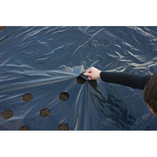 Nature universeel kweekfolie zwart 0.95x5 m - afbeelding 2