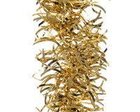 Lametta golfguirlande glans licht goud