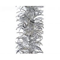Lametta golfguirlande glans zilver