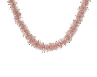 Lametta guirlande pet 2 meter poeder roze