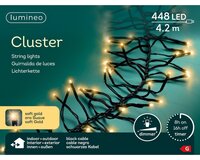 Clusterverlichting led 448 lampjes soft gold - afbeelding 2
