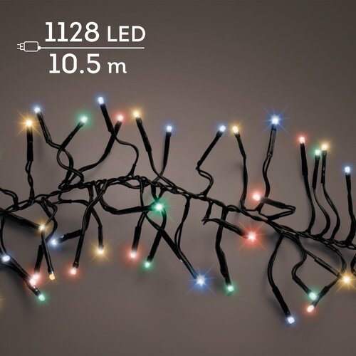 Led Clusterverlichting 1128 lampjes multicolour - afbeelding 1