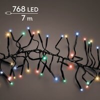 Led Clusterverlichting 768 lampjes multicolour - afbeelding 1