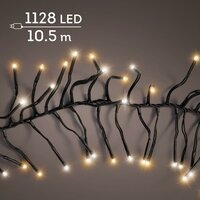 LED clusterverlichting warm wit / klassiek warm 1128 lampjes