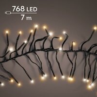 LED clusterverlichting warm wit / klassiek warm 768 lampjes