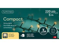 LED compact rice lights 220 lamps soft gold - afbeelding 2