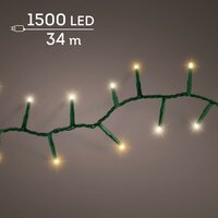 LED compact lights 1500 warm wit en klassiek warm lampjes - afbeelding 1