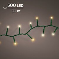 LED compact lights 500 warm wit en klassiek warm lampjes - afbeelding 1