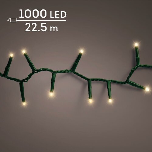 LED compact rice lights 1000 lamps soft gold - afbeelding 1