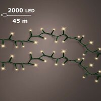 LED compact rice lights 2000 lamps soft gold - afbeelding 2