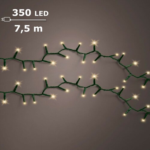 LED compact rice lights 350 lamps soft gold - afbeelding 1