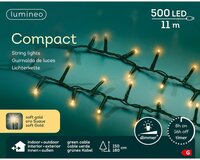 LED compact rice lights 500 lamps soft gold - afbeelding 2