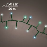LED compact twinkel lights 750 groen blauwe multi lampjes - afbeelding 1