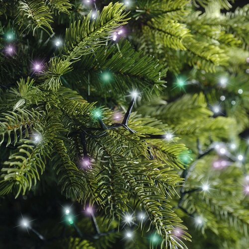 LED compact twinkel lights 750 groen blauwe multi lampjes - afbeelding 4