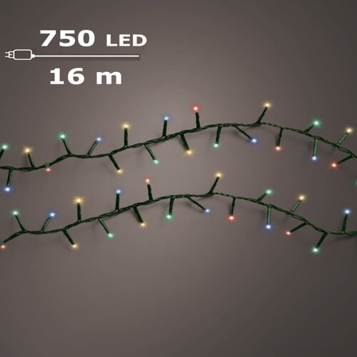 LED compact twinkel lights 750 multicolour - afbeelding 1