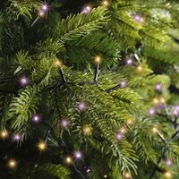 LED compact twinkel lights 750 paars en oranje lampjes - afbeelding 4