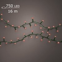 LED compact twinkel lights 750 rood - afbeelding 1