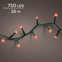 LED compact twinkel lights 750 rood - afbeelding 1