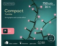LED compact twinkel lights 750 roze - afbeelding 2