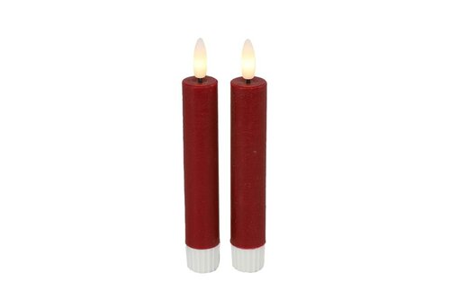 Dinerkaars led Lyon 15 cm rood