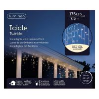 Led fonkel icicleverlichting 175 lampjes - afbeelding 2