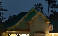 Led fonkel icicleverlichting 259 lampjes zwart - afbeelding 3
