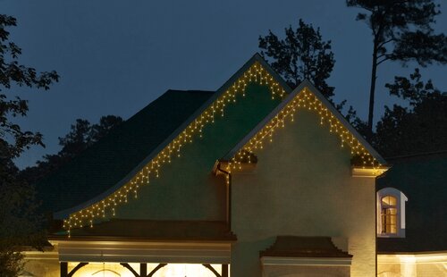 Led fonkel icicleverlichting 490 lampjes - afbeelding 3