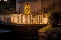 Gordijn led verlichting 420 lamps warm wit - afbeelding 2