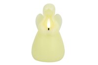 Led kaars engel 14,5 cm crème