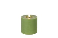 Led kaars Lyon D10 H 10 cm groen