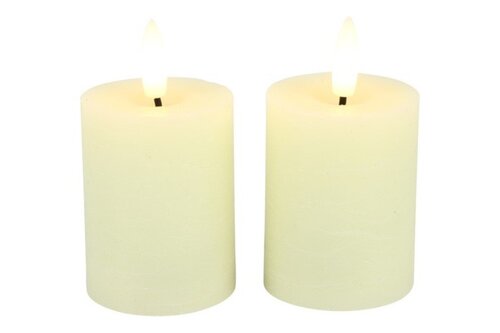 Led kaars Lyon D 5 H 9 cm crème 