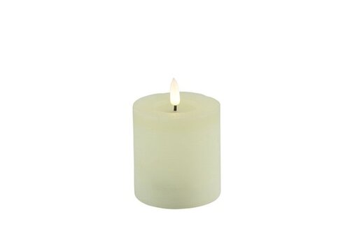 Led kaars Lyon D7.5 H 8 cm crème