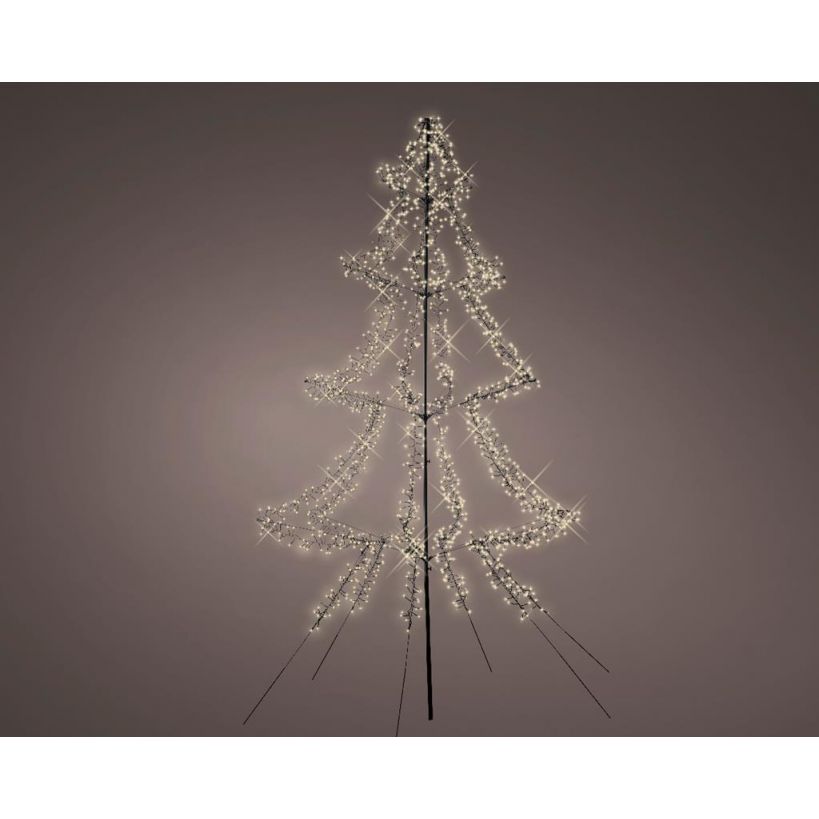 Buiten Kerstboom met 1800 LED lampjes - warm wit - 300CM