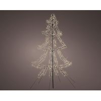 Led kerstboom 300 cm 1800 lamps warm-wit cluster - afbeelding 1