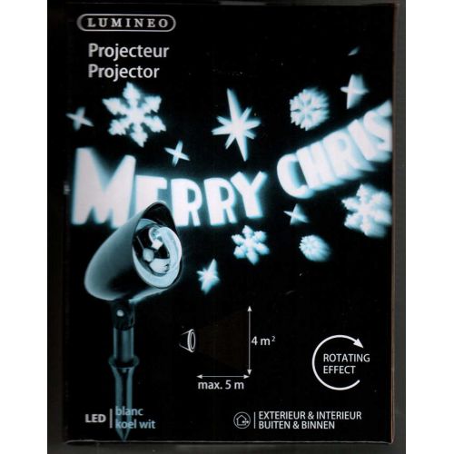 Led projector merry X-mas cool wit - afbeelding 2